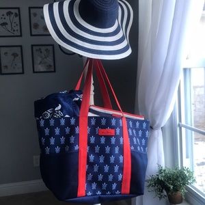 Vera Bradley BUNDLE- Tote, Towel, Hat & Clutch!!